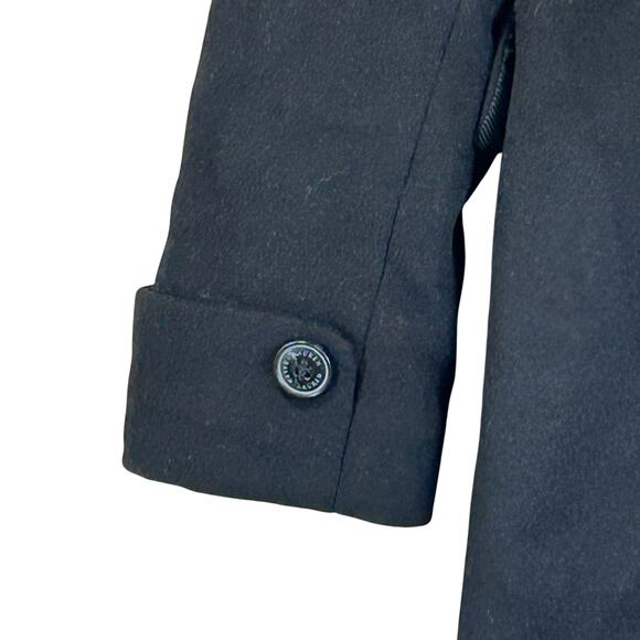 Lauren Ralph Lauren Wool Reefer Classic Peacoat Black Women 4 NWT - Picture 6 of 11
